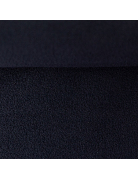 Deluxe microfleece fabric - Navy blue