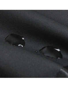 Waterproof and ultra-resistant canvas fabric - Black