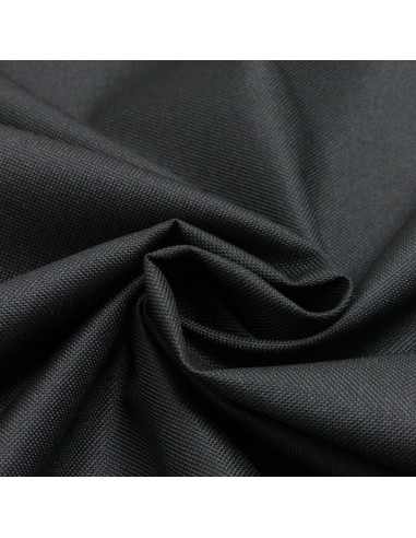 Waterproof and ultra-resistant canvas fabric - Black