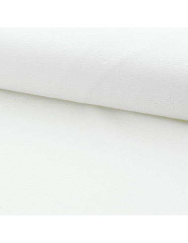 Half-panama cotton canvas - White