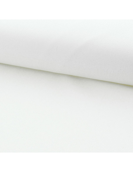 Half-panama cotton canvas - White