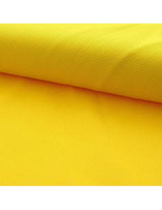 Half-panama cotton canvas fabric - Yellow