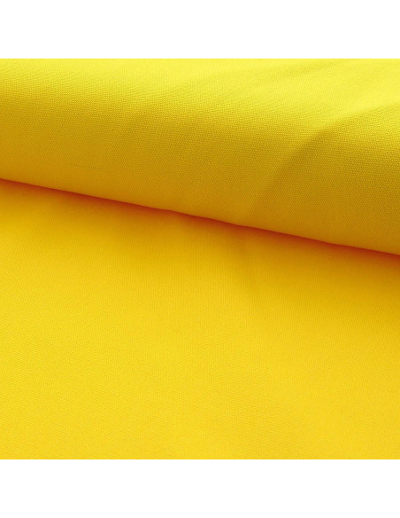 Half-panama cotton canvas fabric - Yellow