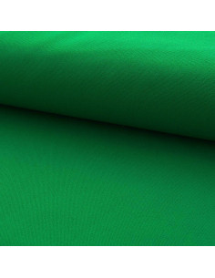 Half-panama cotton canvas fabric - Grass green