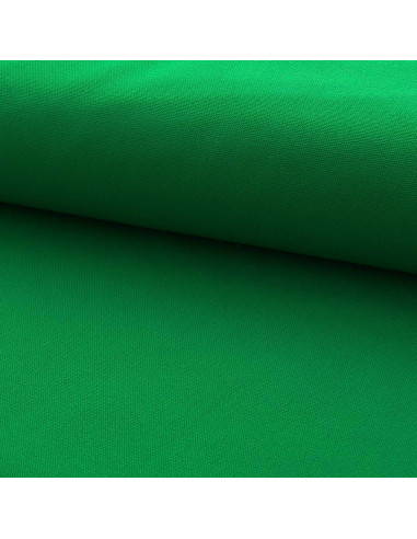 Half-panama cotton canvas fabric - Grass green