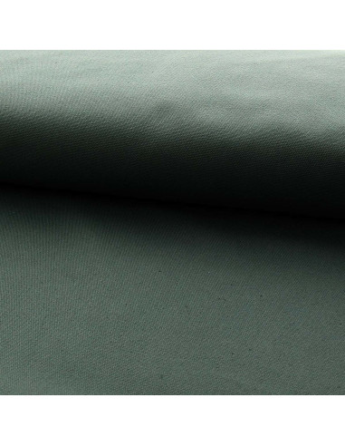 Half-basket cotton canvas fabric - Verdigris