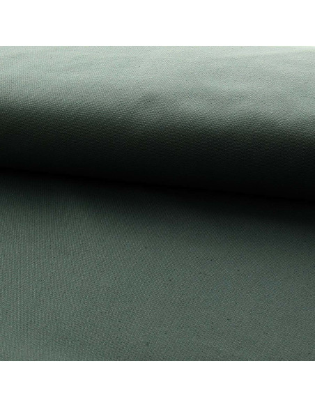 Half-basket cotton canvas fabric - Verdigris