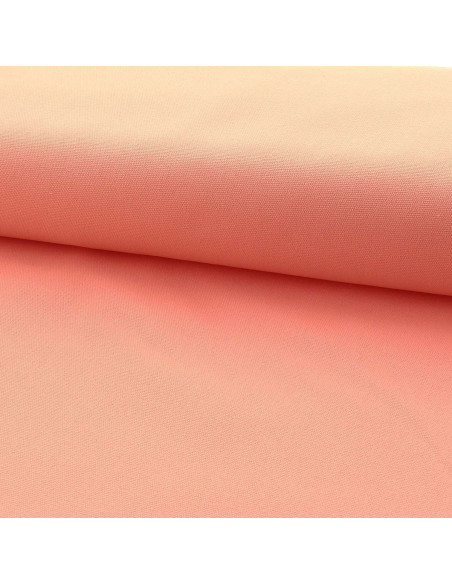 Half-basket cotton canvas fabric - Salmon