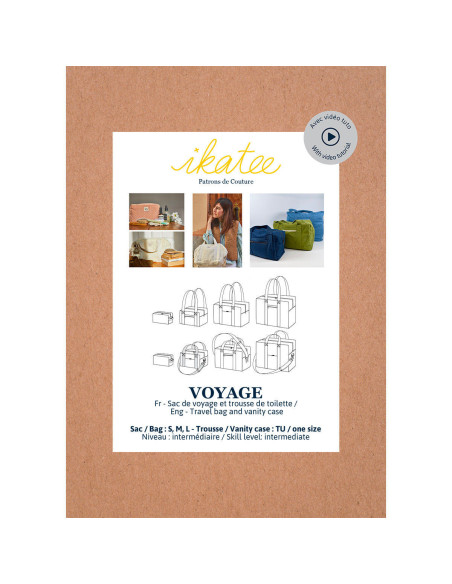 Bag and Toiletry Kit Pattern - Ikatee