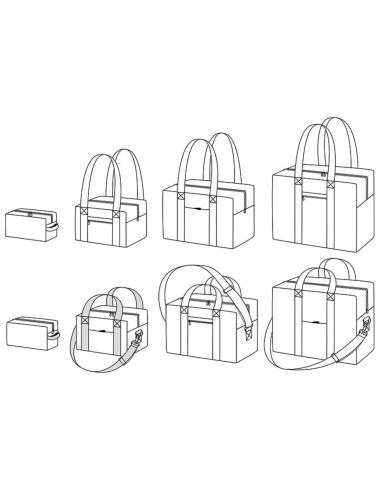 Bag and Toiletry Kit Pattern - Ikatee