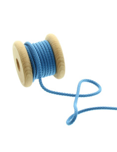 Round cord anorak - Wedgwood blue