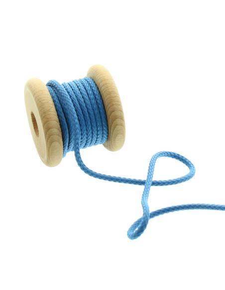 Round cord anorak - Wedgwood blue