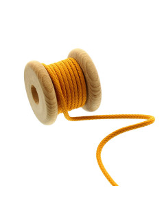 Round anorak drawstring - Ochre