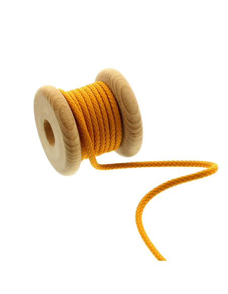 Round anorak drawstring - Ochre