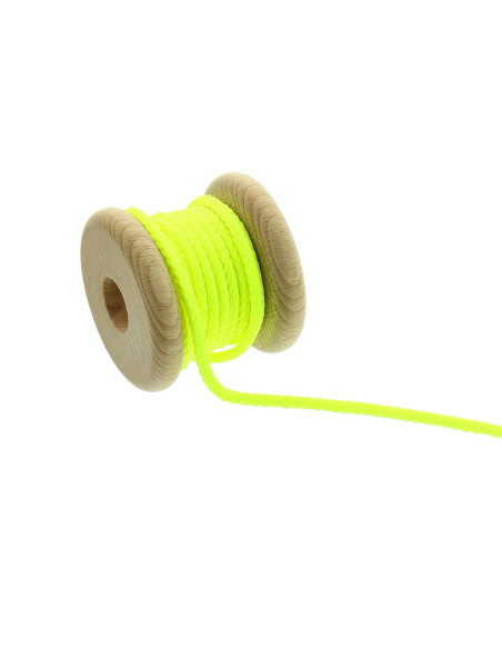Round cord anorak - Fluorescent yellow