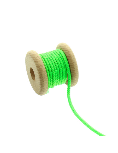 Round cord anorak - Fluorescent green