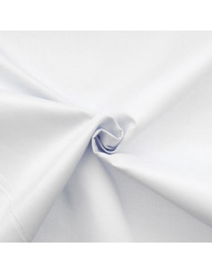 Polycotton gabardine fabric - White