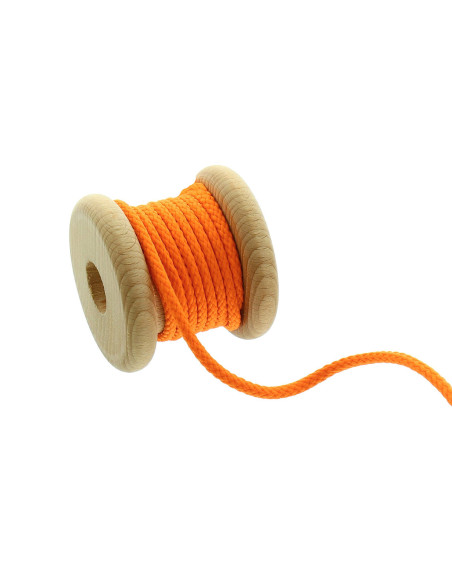 Round cord anorak - Orange
