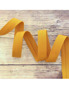 Organic cotton bias - Ochre