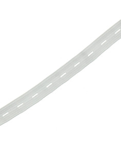 Buttonhole elastic for children - White