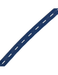Buttonhole elastic for children - Navy blue