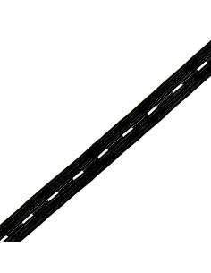 Buttonhole elastic for children - Black
