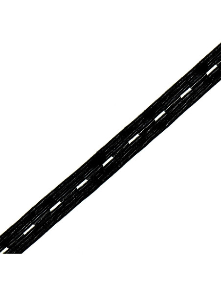Buttonhole elastic for children - Black