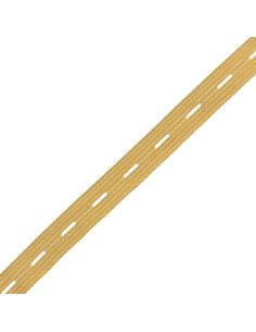 Buttonhole elastic for children - Curry
