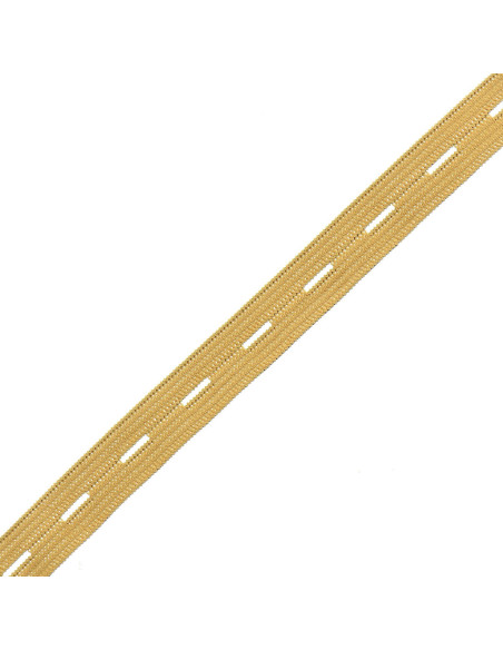 Buttonhole elastic for children - Curry