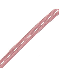 Buttonhole elastic for children - Old pink