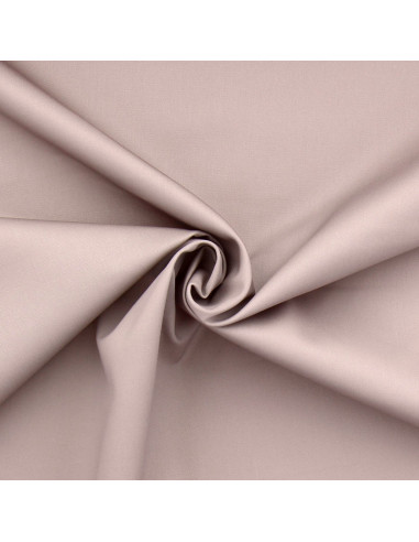 Polycotton gabardine fabric - Taupe
