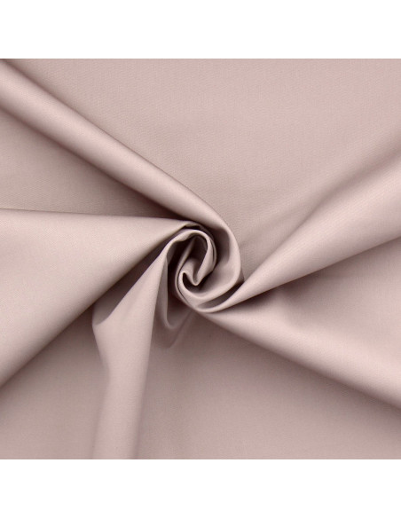 Polycotton gabardine fabric - Taupe