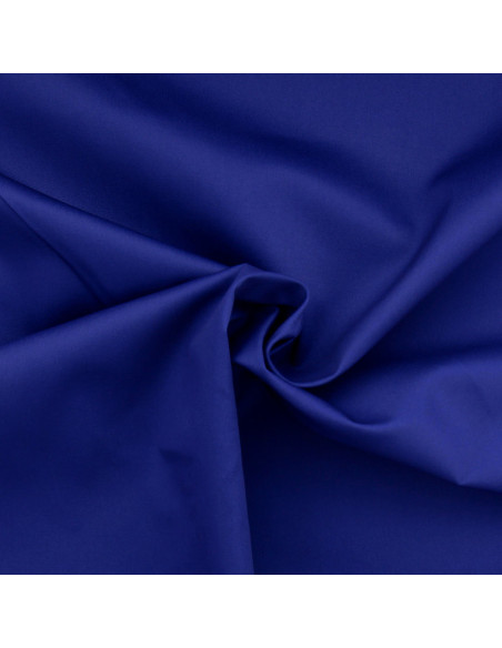 Polycotton gabardine fabric - Cobalt blue