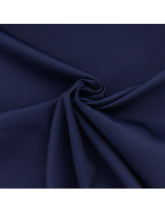 Polycotton gabardine fabric - Navy blue