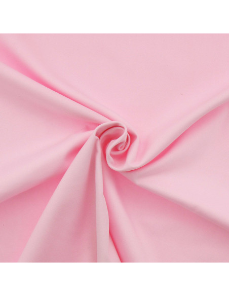 Polycotton gabardine fabric - Baby pink