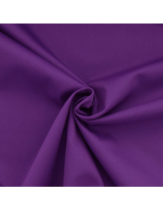Polycotton gabardine fabric - Purple