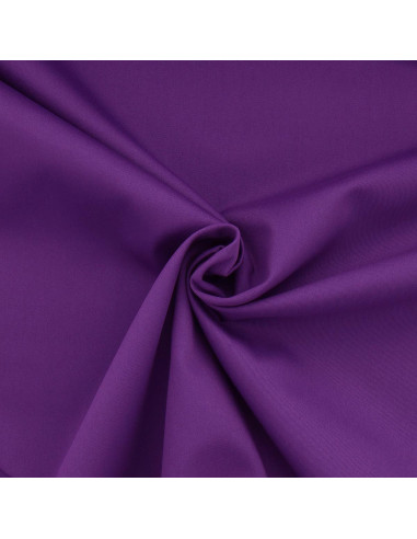 Polycotton gabardine fabric - Purple