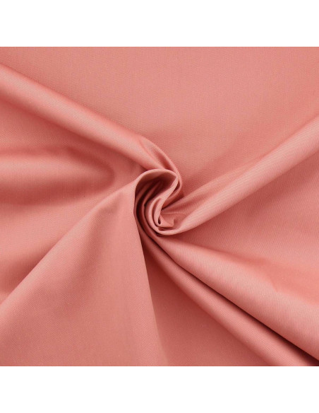 Polycotton gabardine fabric - Old pink