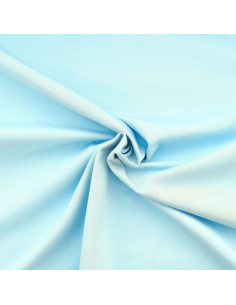 Polycotton gabardine fabric - Baby blue