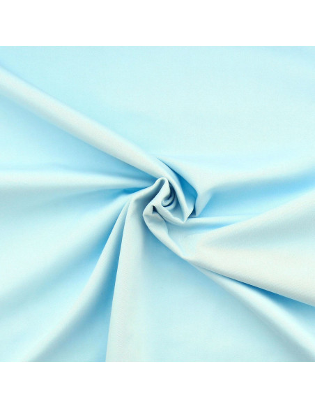 Polycotton gabardine fabric - Baby blue