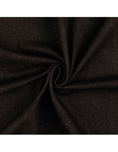 Classic cotton denim fabric - Black