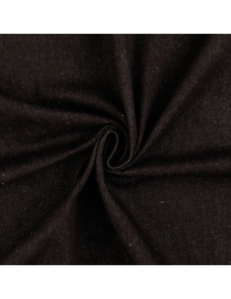 Classic cotton denim fabric - Black