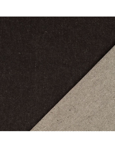 Classic cotton denim fabric - Black