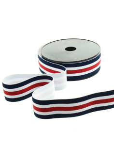 Tricolor fancy elastic 40 mm
