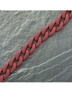 Flat acrylic chain 20 mm - Tomette