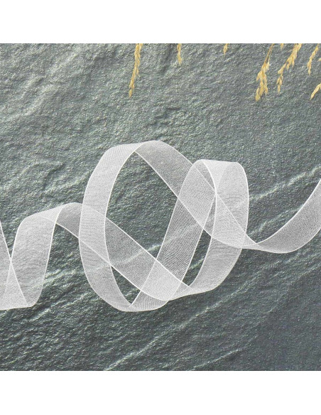 Organza ribbon - Ivory