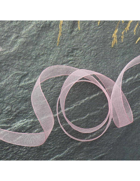 Organza ribbon - Pink