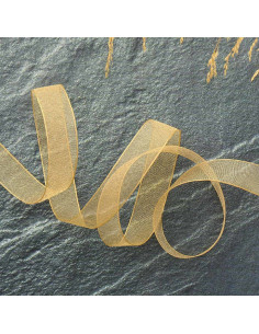 Organza ribbon - Beige