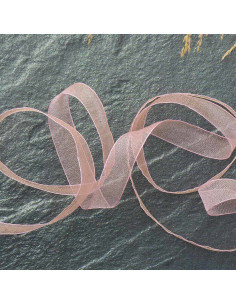 Light pink organza ribbon