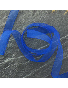 Organza ribbon - Royal blue
